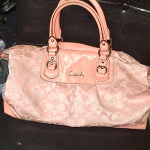 Authentic pink coach purse